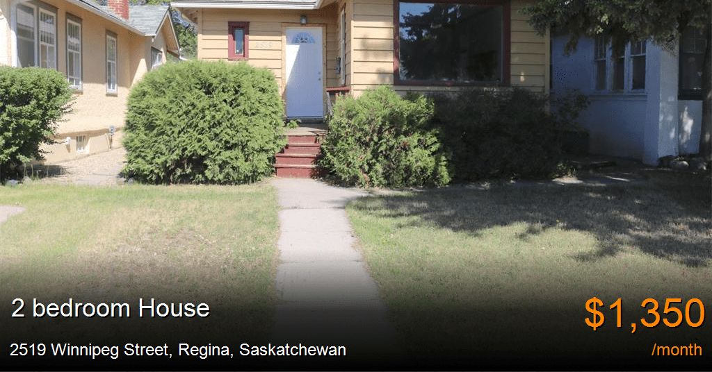 2519 winnipeg street, regina House for Rent