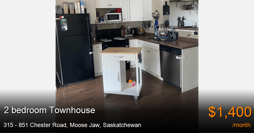 315 851 chester road, moose jaw Townhouse for Rent
