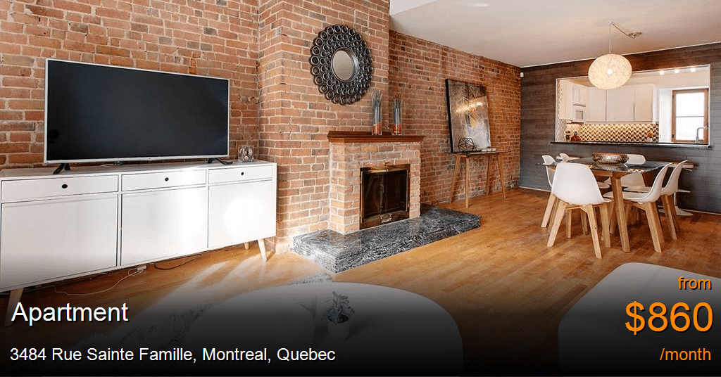 3484 rue sainte famille, montreal Apartment for Rent