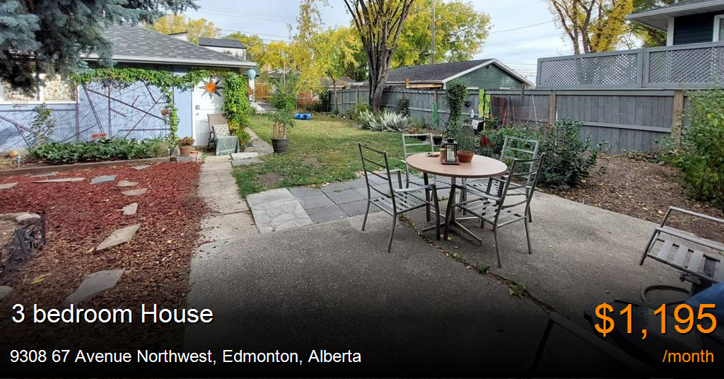 9308 67 avenue northwest, edmonton House for Rent