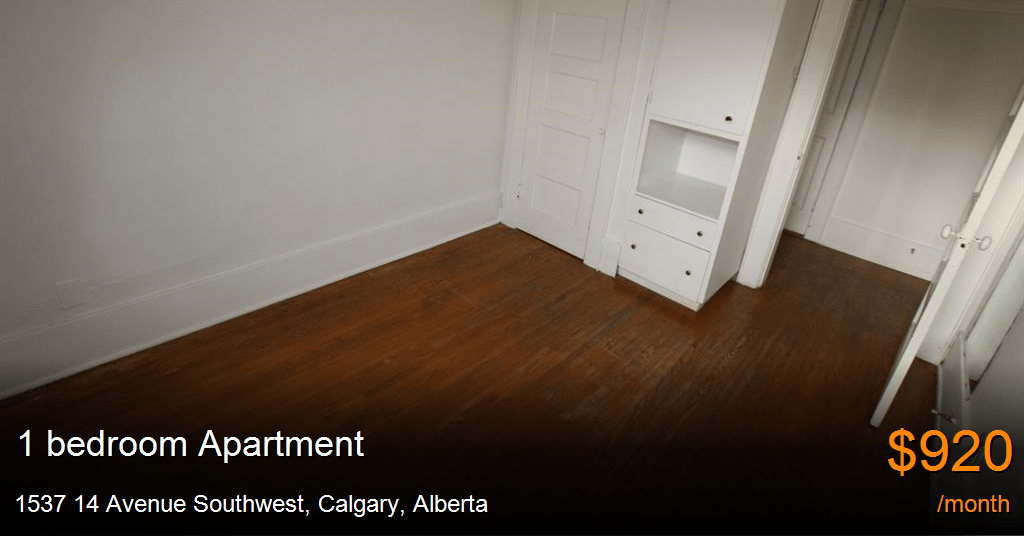 1537 14 avenue southwest, calgary Apartment for Rent
