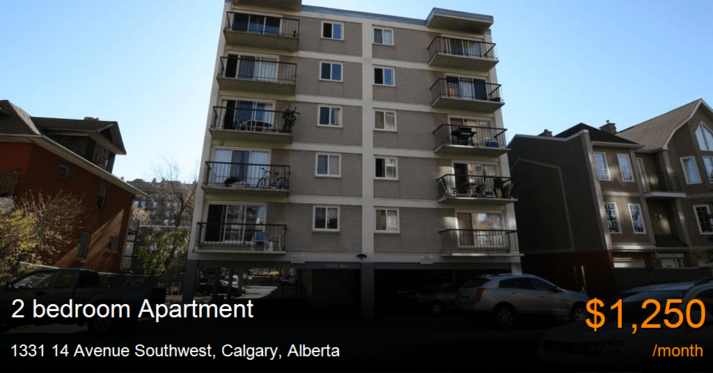 1331 14 avenue southwest, calgary Apartment for Rent