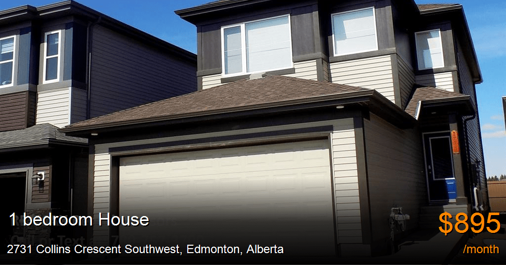 2731 collins crescent southwest, edmonton House for Rent