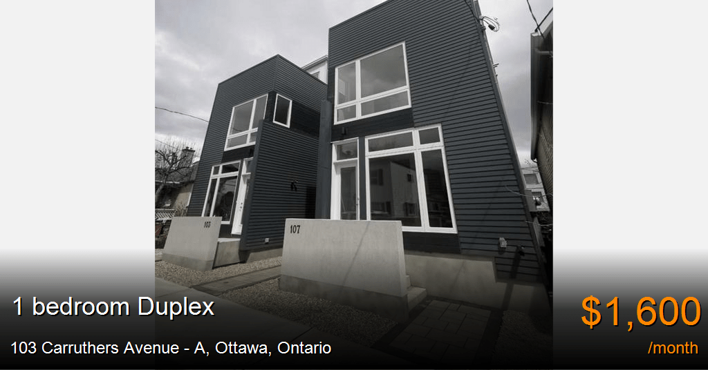 103 carruthers avenue a, ottawa Duplex for Rent