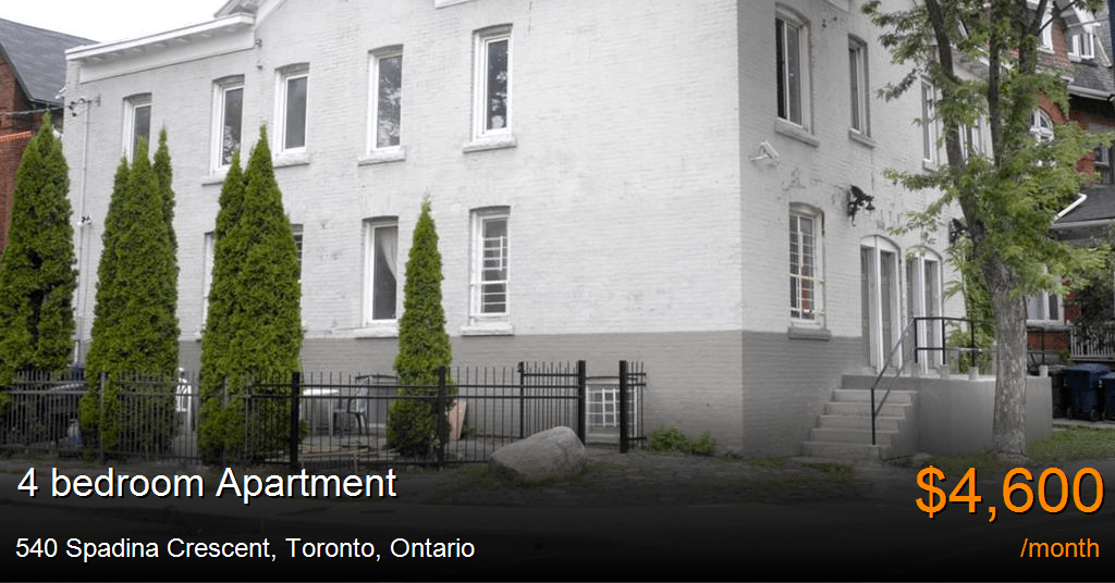 540 spadina crescent, toronto Apartment for Rent