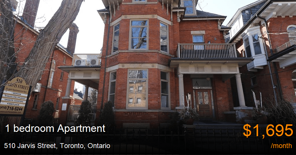 510 jarvis street, toronto Apartment for Rent