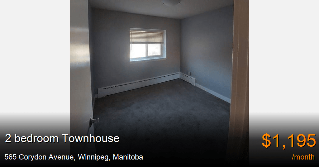 565 corydon avenue, winnipeg Townhouse for Rent