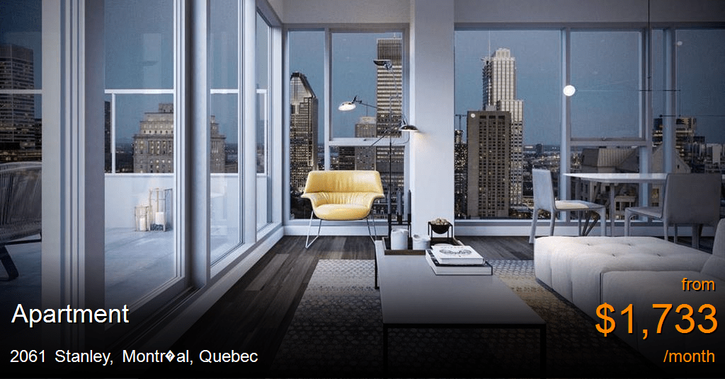 2061 stanley, montr al Apartment for Rent