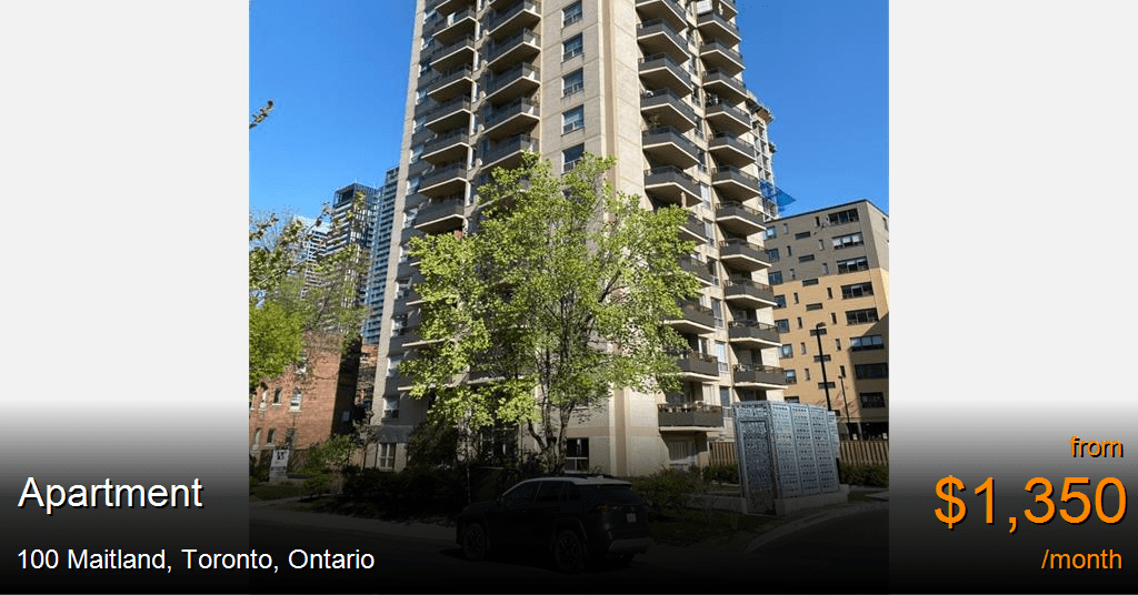 100 maitland, toronto Apartment for Rent