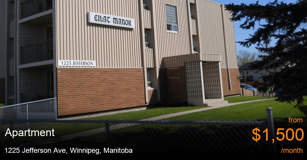 1225 jefferson ave, winnipeg Apartment for Rent