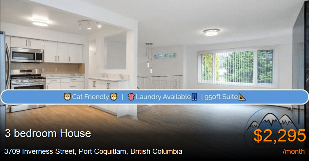 3709 inverness street, port coquitlam House for Rent