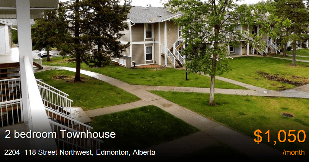 2204 118 street northwest, edmonton Townhouse for Rent