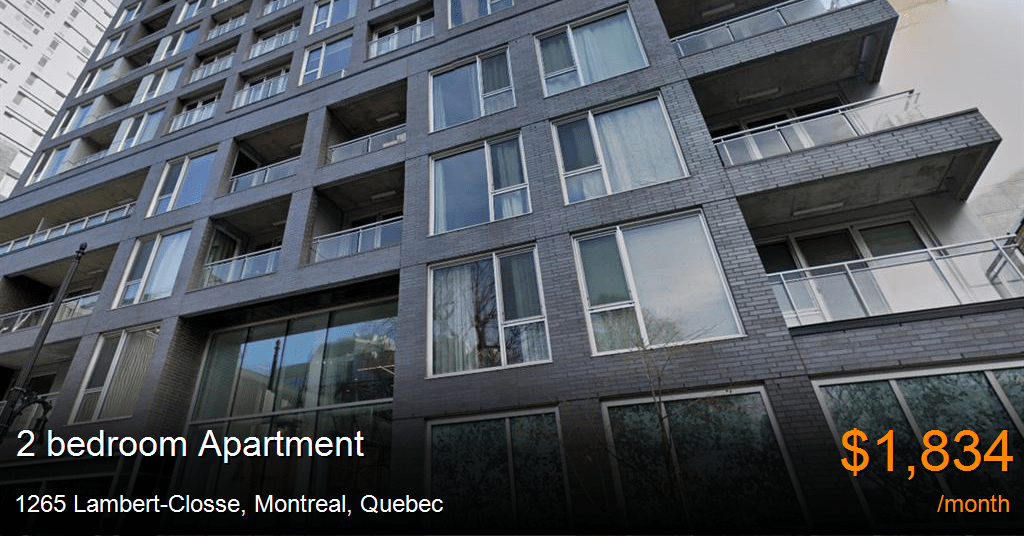1265 lambertclosse, montreal Apartment for Rent