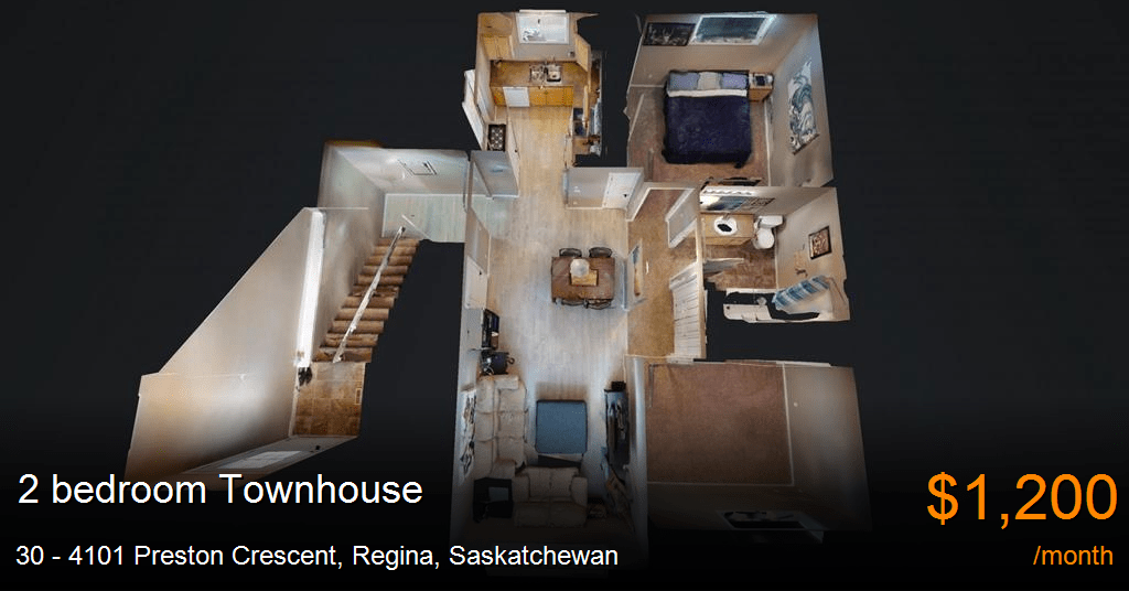 30 4101 preston crescent, regina Townhouse for Rent