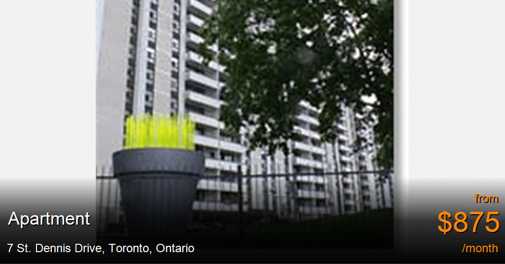 7 st. dennis drive, toronto Apartment for Rent