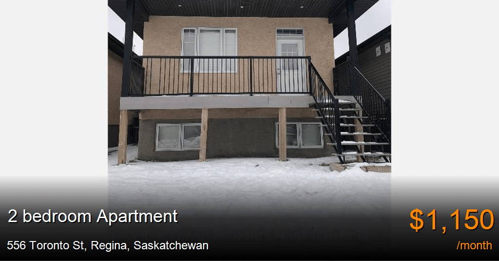 556 toronto st, regina Apartment for Rent