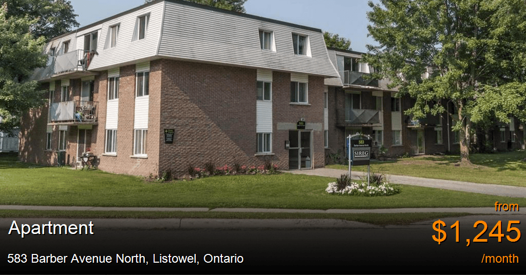 583 barber avenue north, listowel Apartment for Rent