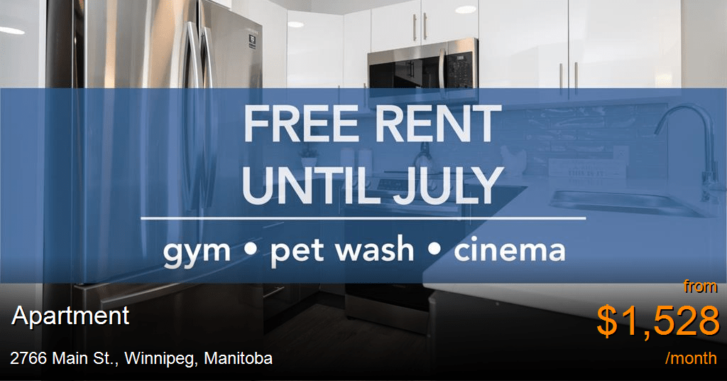 2766 main st., winnipeg Apartment for Rent