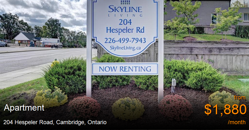 204 hespeler road, cambridge Apartment for Rent