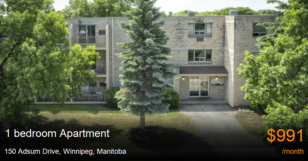 150 adsum drive, winnipeg Apartment for Rent