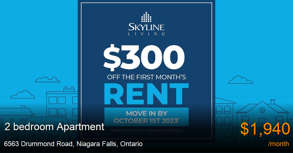 6563 drummond road, niagara falls Apartment for Rent