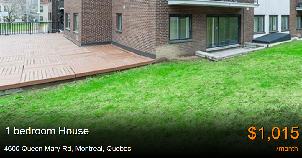 4600 queen mary rd, montreal House for Rent