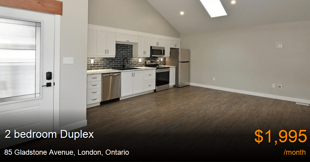 85 gladstone avenue, london Duplex for Rent