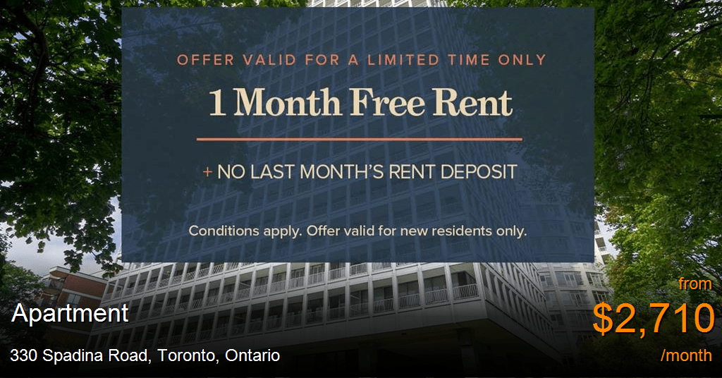 330 spadina road, toronto Apartment for Rent