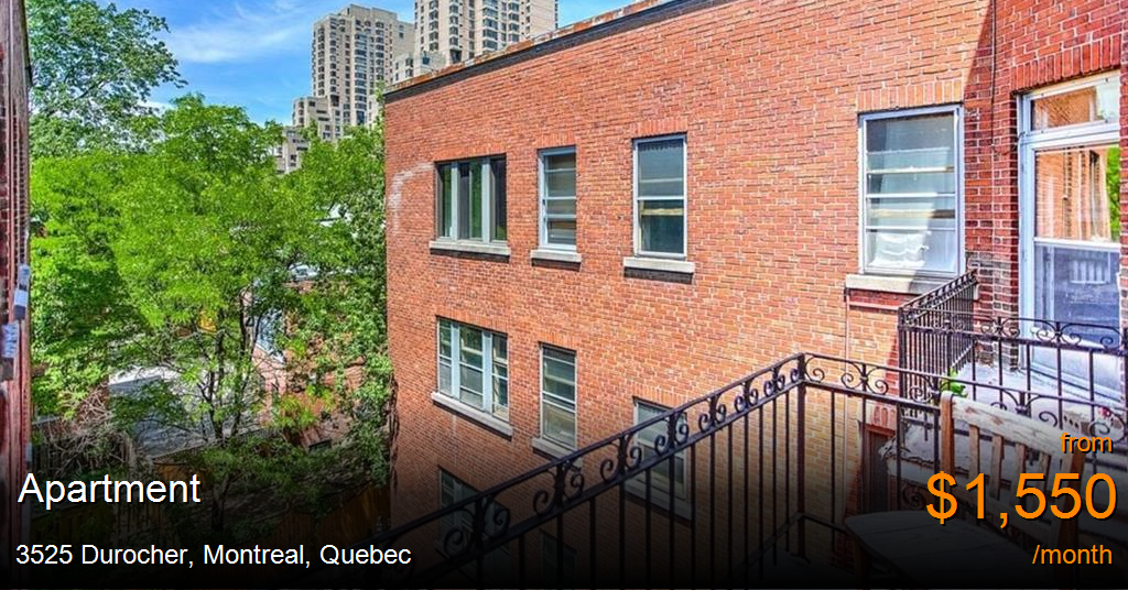 3525 durocher, montreal Apartment for Rent