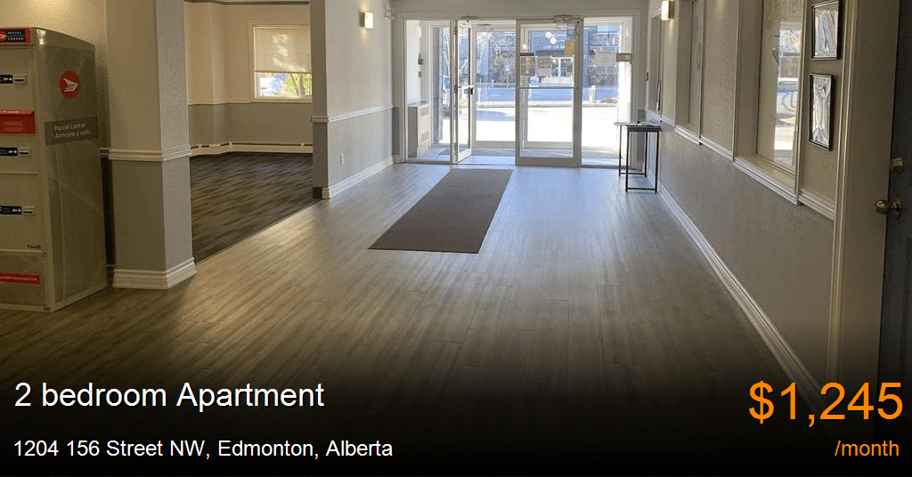 1204 156 street nw, edmonton Apartment for Rent