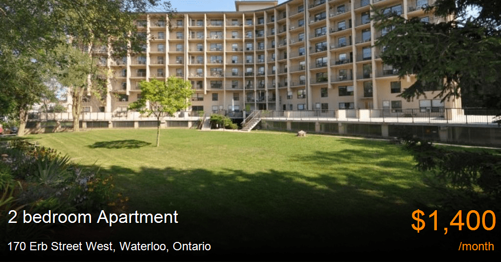 170 Erb Street West, Waterloo Apartment for Rent