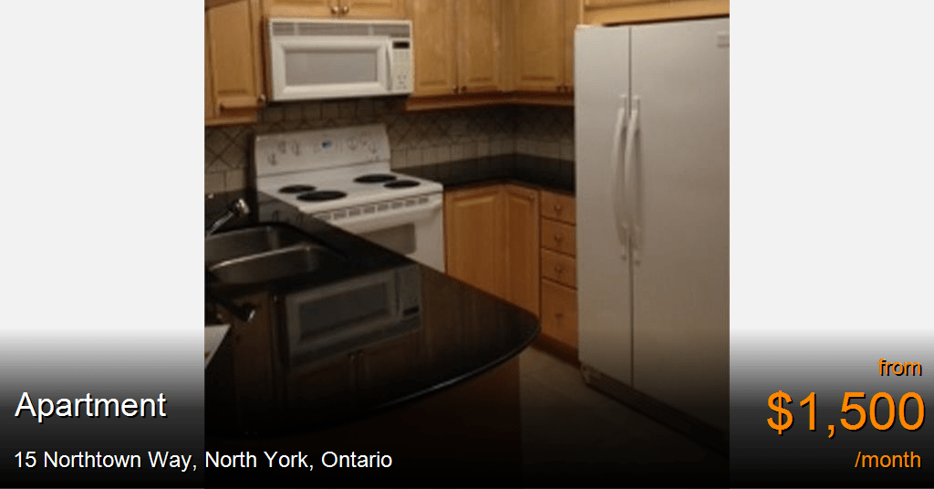 15 northtown way, north york Apartment for Rent