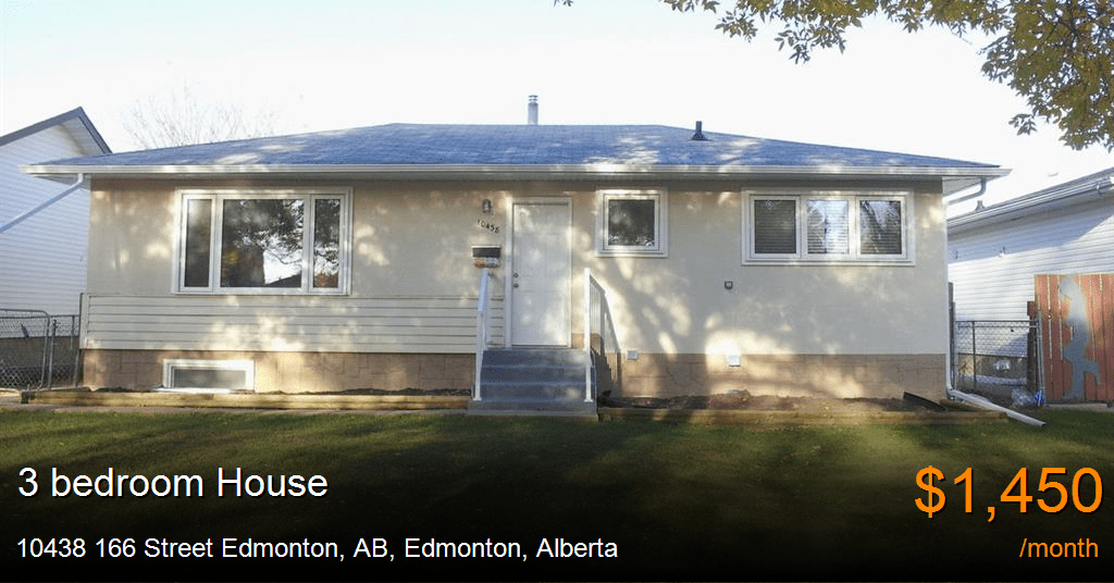 10438 166 street edmonton, ab, edmonton House for Rent