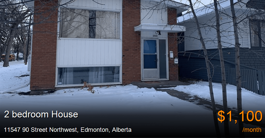 11547 90 Street Northwest, Edmonton House for Rent B159567