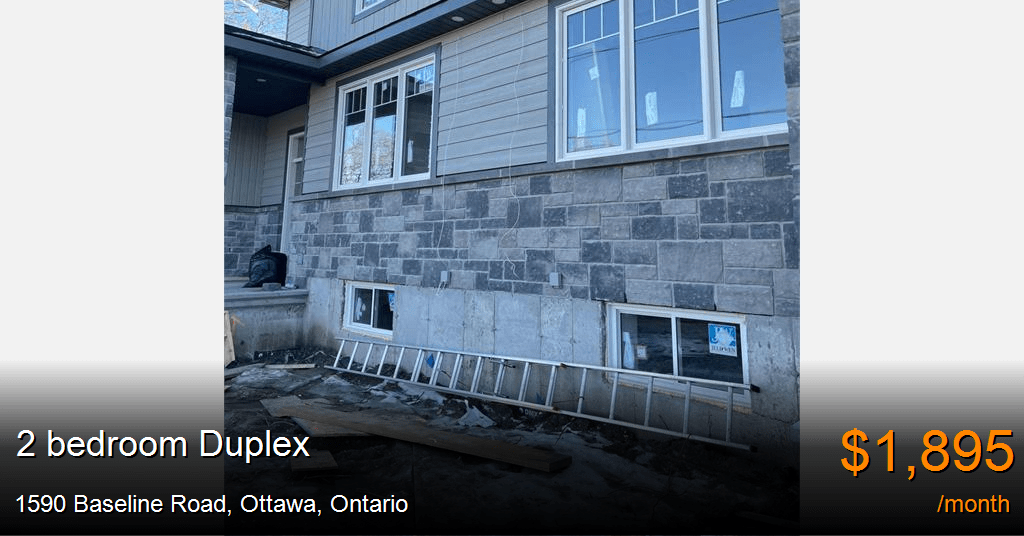 1590 baseline road, ottawa Duplex for Rent