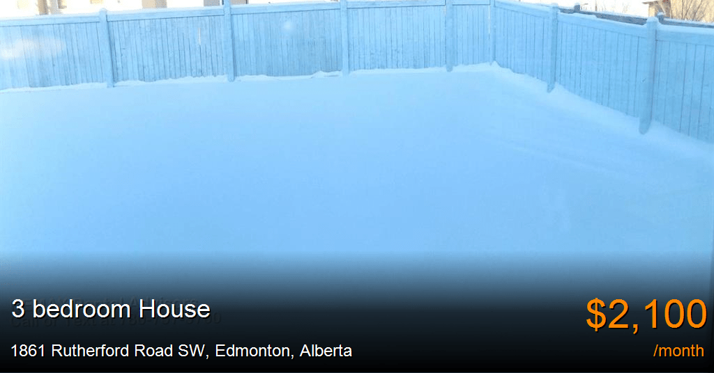 1861 rutherford road sw, edmonton House for Rent