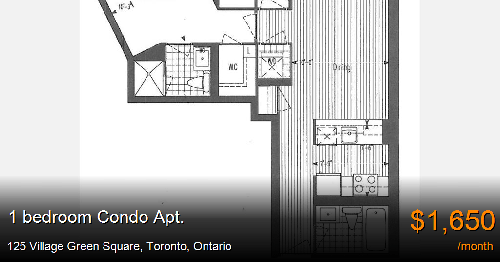 125 village green square, toronto Condo Apt. for Rent