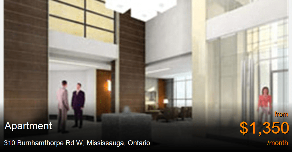 310 Burnhamthorpe Rd W, Mississauga Apartment for Rent B16000