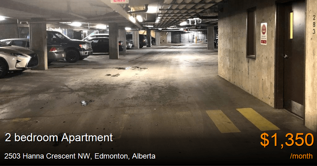 2503 hanna crescent nw, edmonton Apartment for Rent