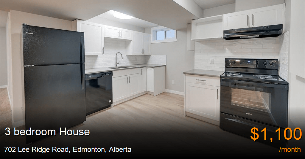 702 lee ridge road, edmonton House for Rent