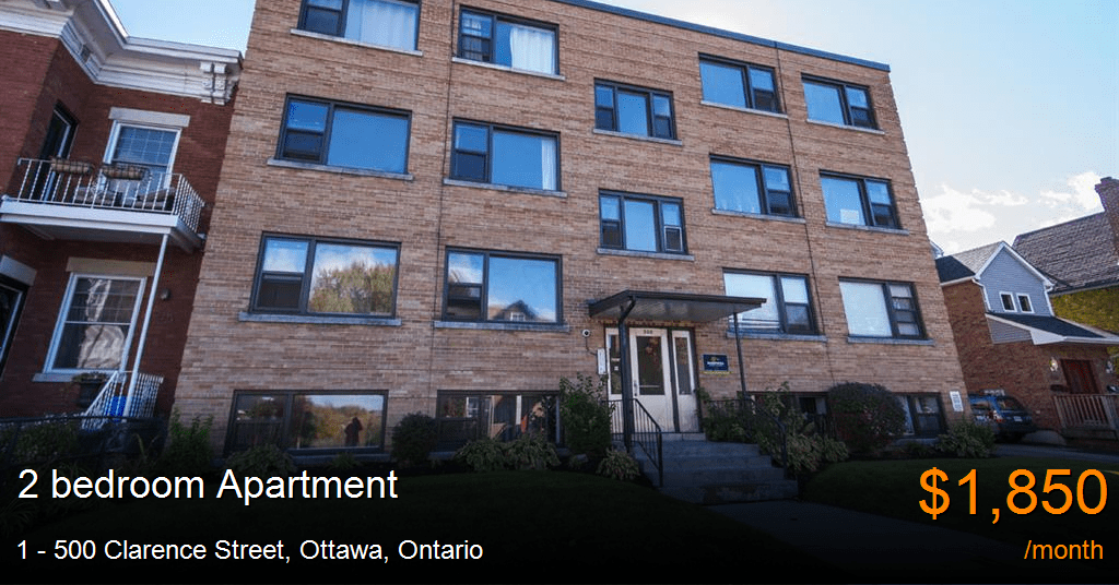 8 500 clarence street, ottawa Apartment for Rent