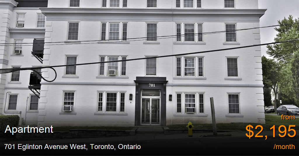 701 eglinton avenue west, toronto Apartment for Rent