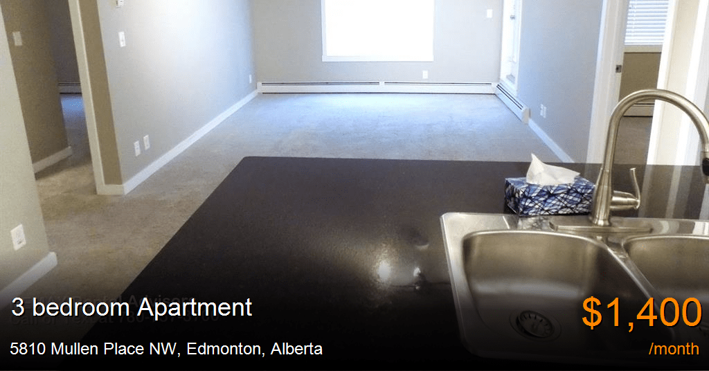5810 mullen place nw, edmonton Apartment for Rent