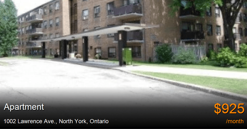 1002 lawrence ave., north york Apartment for Rent