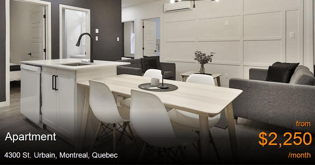 4300 st. urbain, montreal Apartment for Rent