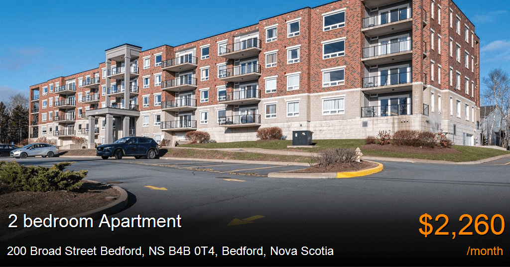200 broad street bedford, ns b4b 0t4, bedford Apartment for Rent
