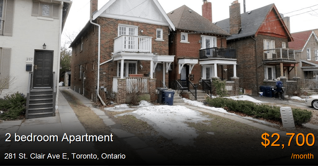 281 st. clair ave e, toronto Apartment for Rent