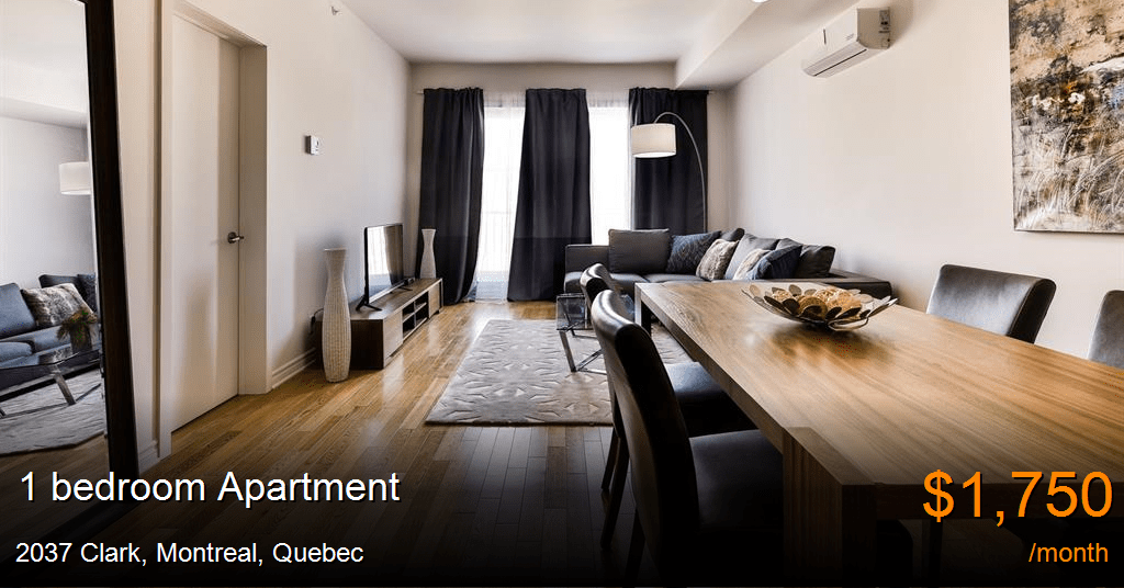 2037 clark, montreal Apartment for Rent