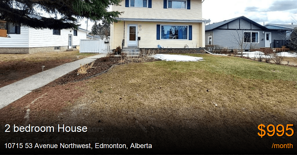 10715 53 avenue northwest, edmonton House for Rent