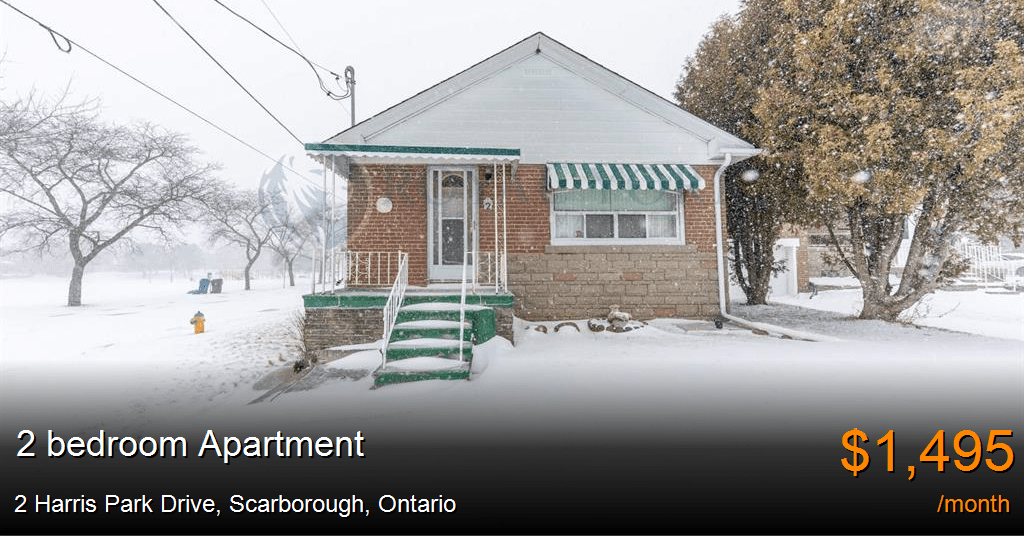 2 Harris Park Drive, Scarborough Apartment for Rent